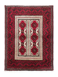 Belutsch Rug - 95 x 74 cm - red