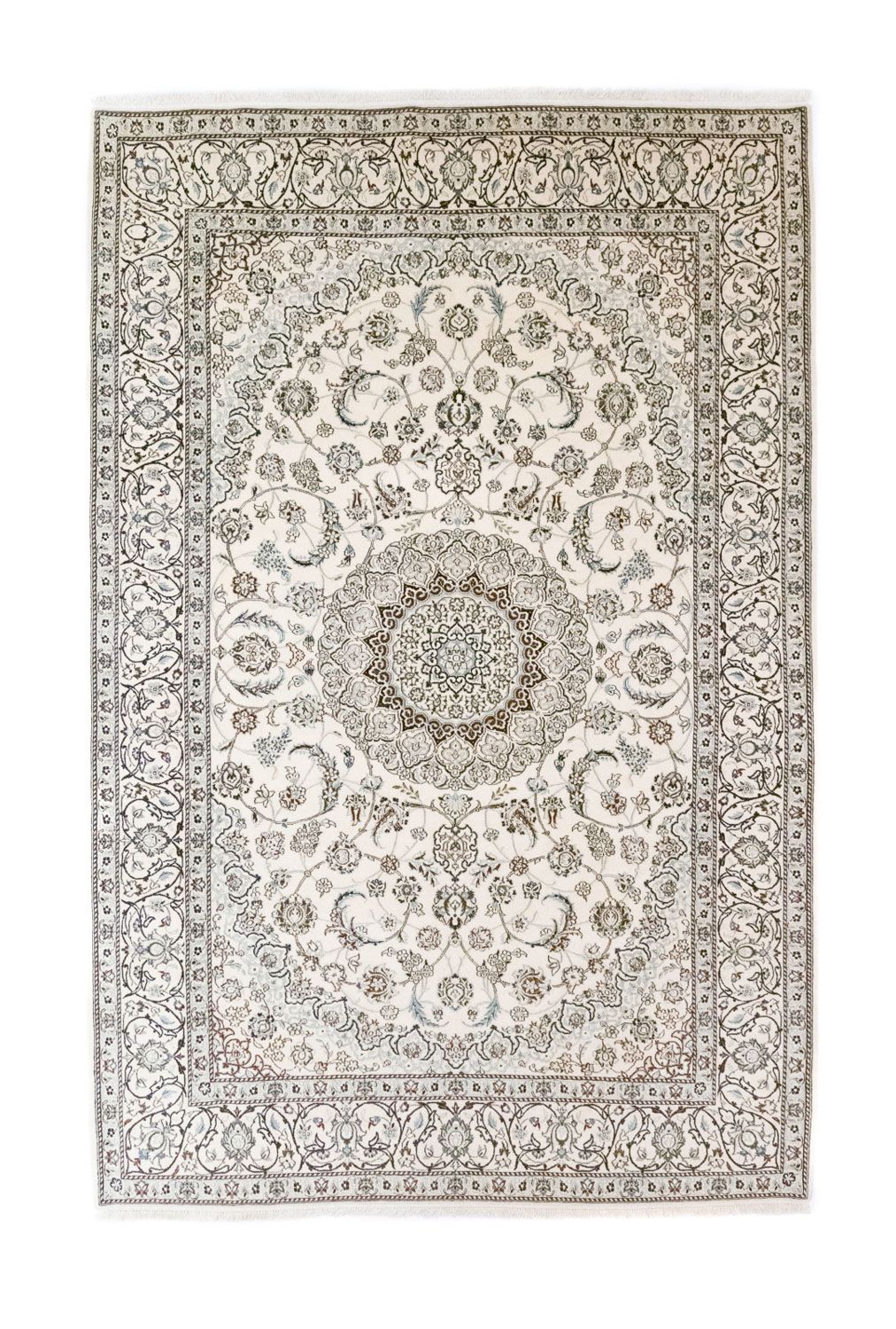 Perser Rug - Nain - Royal - 304 x 200 cm - natural white