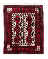 Belutsch Rug - 78 x 63 cm - red