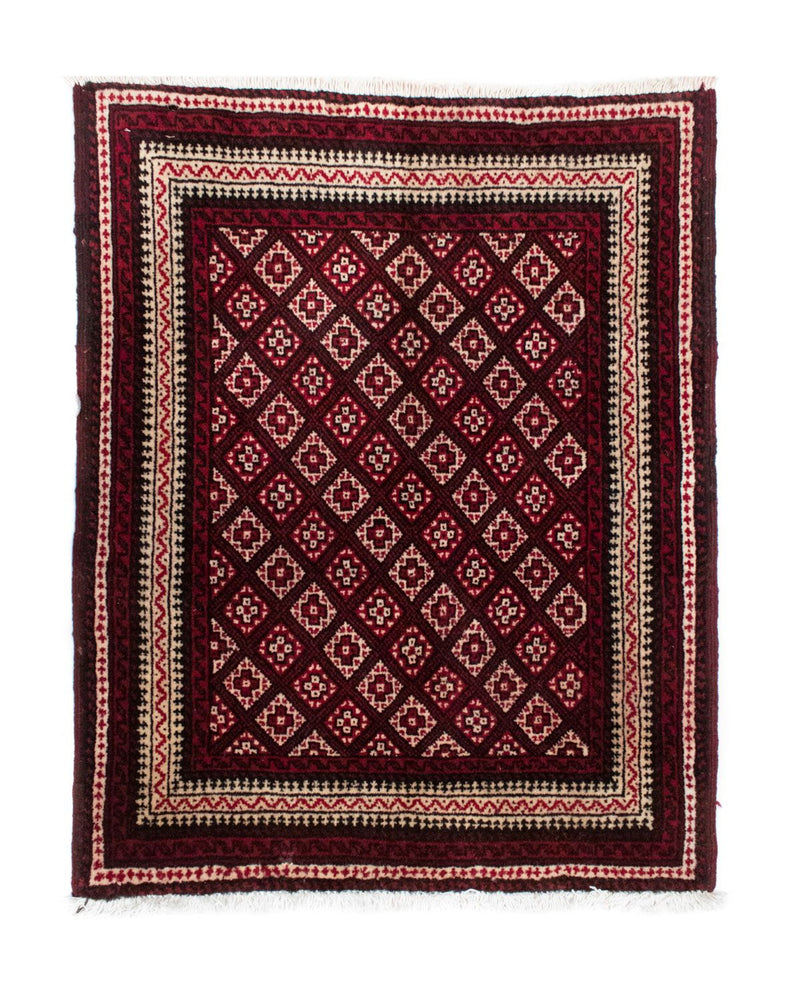 Belutsch Rug - 84 x 70 cm - red