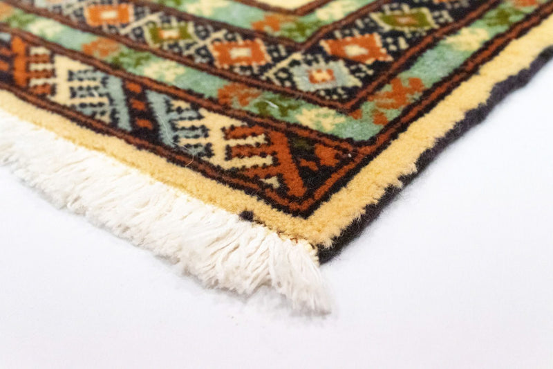 Turkaman Rug - 91 x 64 cm - blue