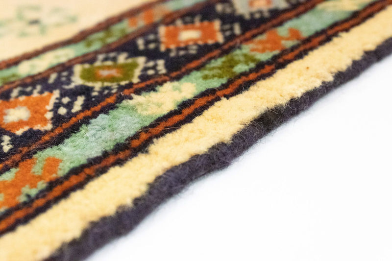 Turkaman Rug - 91 x 64 cm - blue