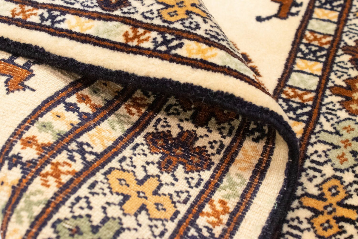 Turkaman Rug - 87 x 64 cm - blue