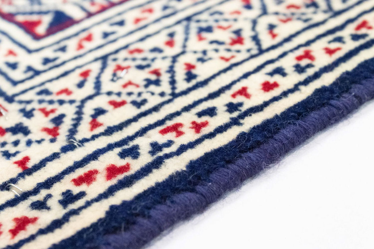 Turkaman Rug - 90 x 62 cm - blue