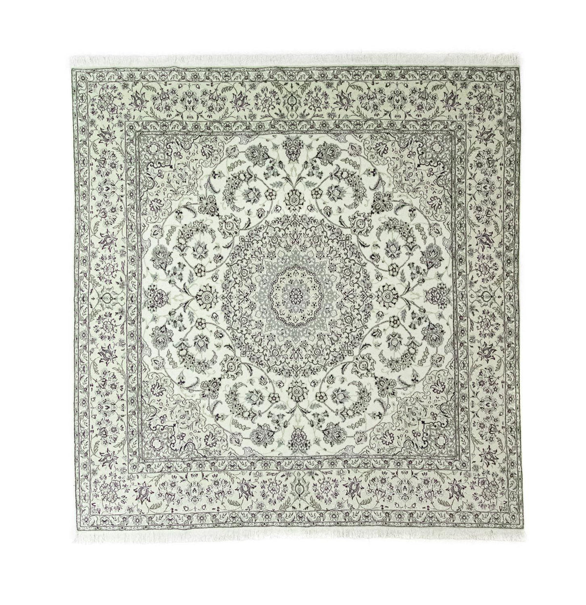Perser Rug - Nain - Royal square  - 255 x 242 cm - natural white