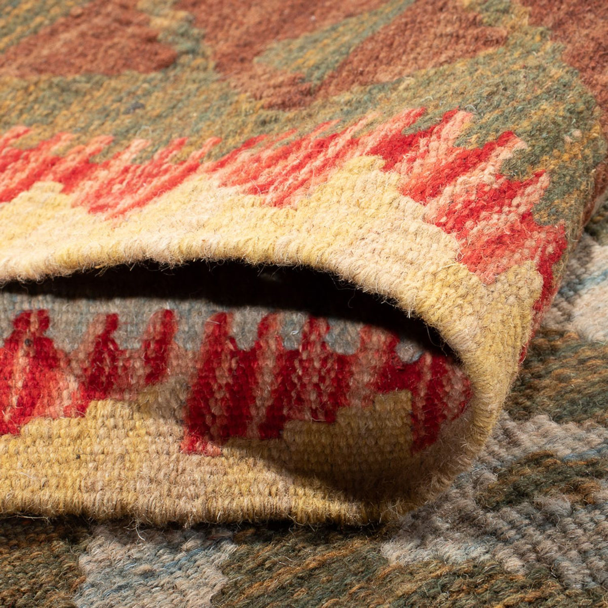 Kelim Rug - Splash - 168 x 106 cm - multicolored