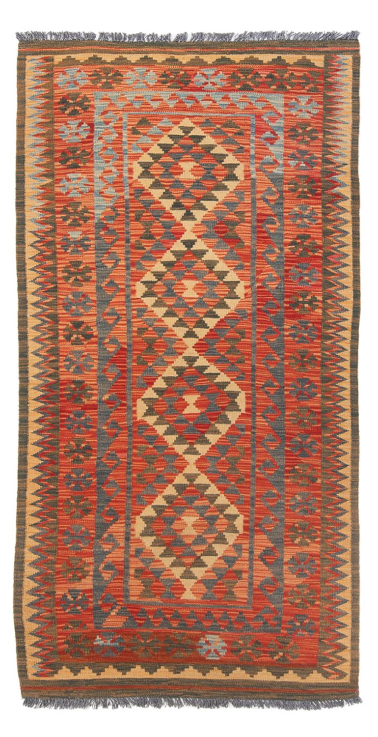 Runner Kelim Rug - Splash - 206 x 98 cm - multicolored