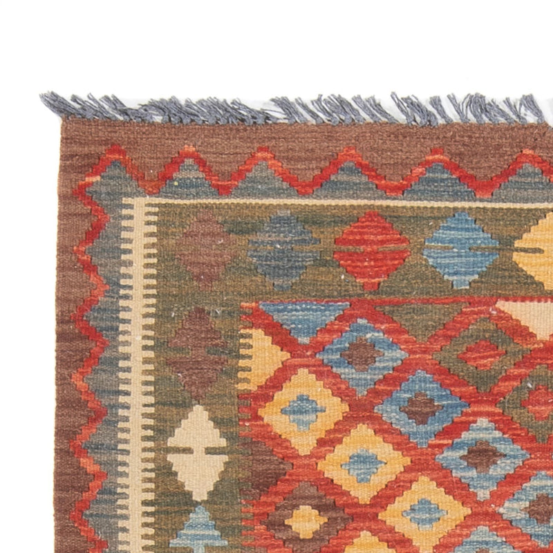 Runner Kelim Rug - Splash - 207 x 101 cm - multicolored