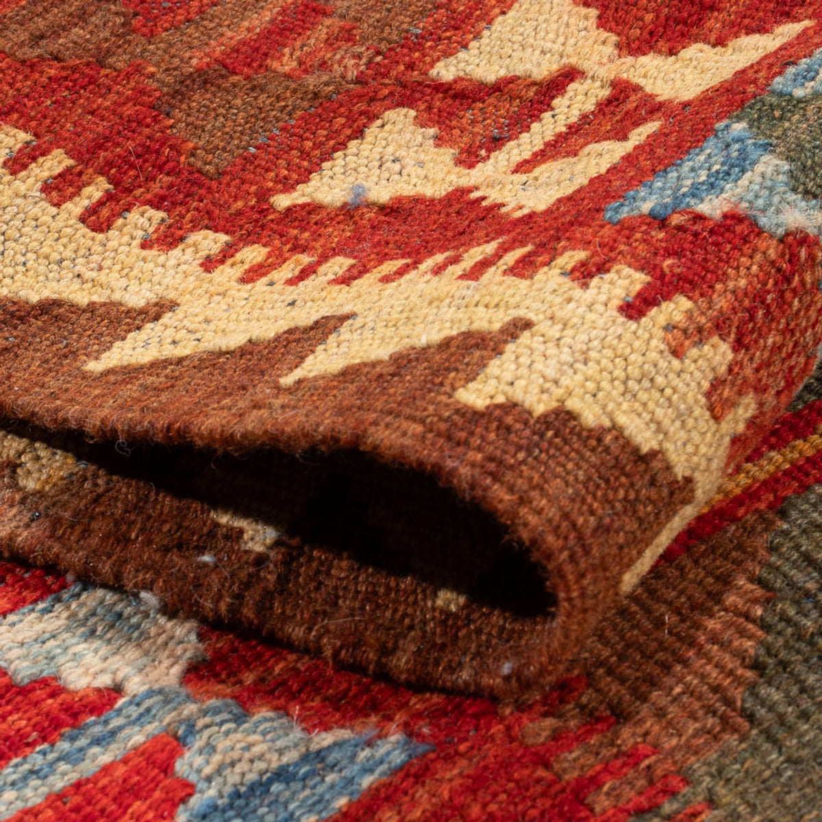 Runner Kelim Rug - Splash - 304 x 76 cm - multicolored