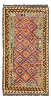 Runner Kelim Rug - Splash - 201 x 107 cm - multicolored