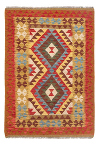Kelim Rug - Splash - 155 x 102 cm - multicolored