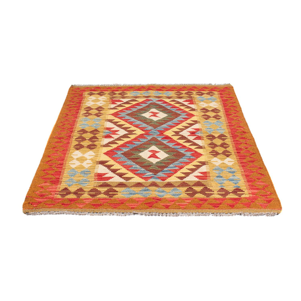 Kelim Rug - Splash - 155 x 102 cm - multicolored