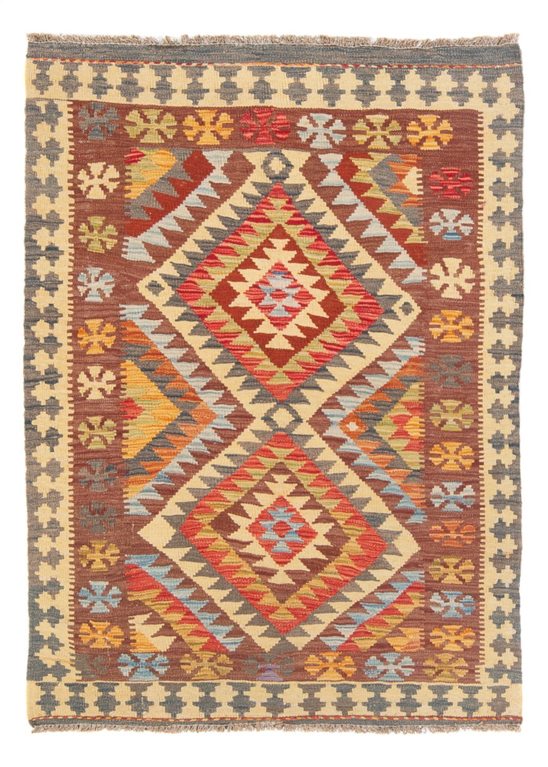 Kelim Rug - Splash - 152 x 100 cm - multicolored