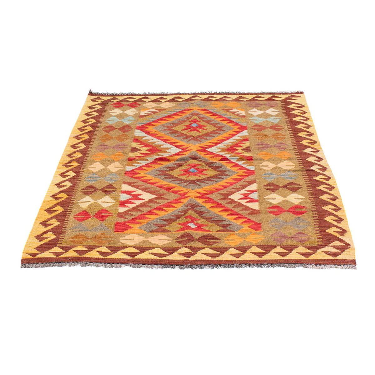 Kelim Rug - Splash - 149 x 103 cm - multicolored