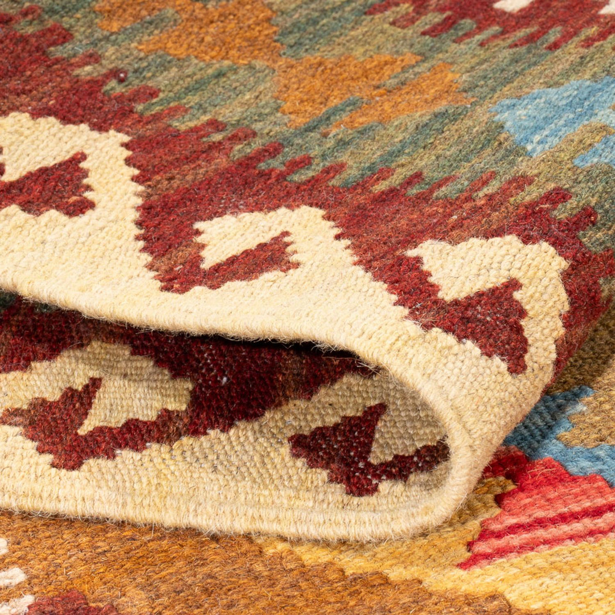 Kelim Rug - Splash - 151 x 103 cm - multicolored