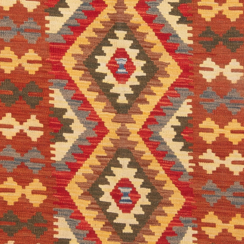 Runner Kelim Rug - Splash - 201 x 102 cm - multicolored