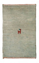 Persian Gabbeh Rug 60x40cm - Perserteppich Wollteppich