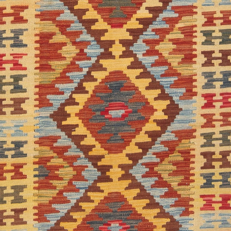 Runner Kelim Rug - Splash - 201 x 94 cm - multicolored