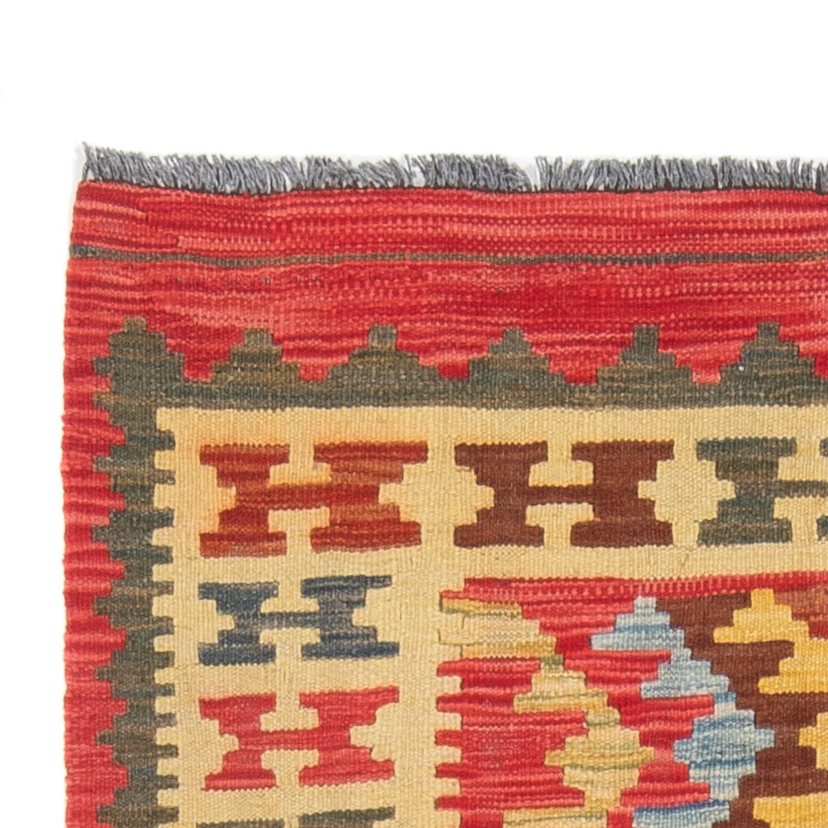 Runner Kelim Rug - Splash - 201 x 94 cm - multicolored