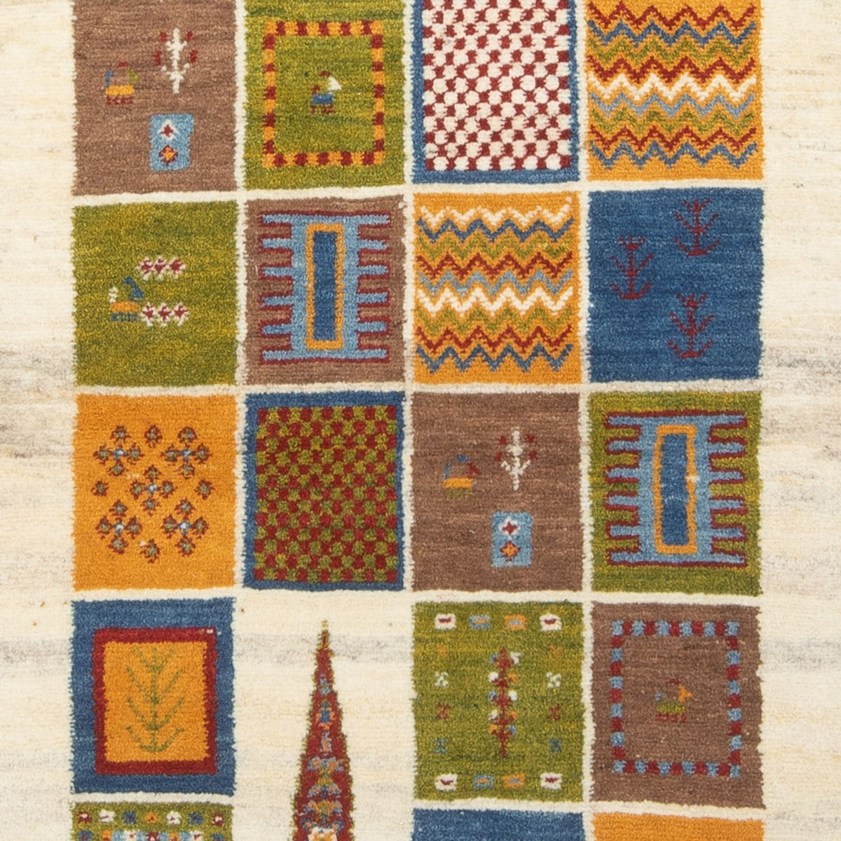 Runner Gabbeh Rug - Perser - 242 x 83 cm - multicolored