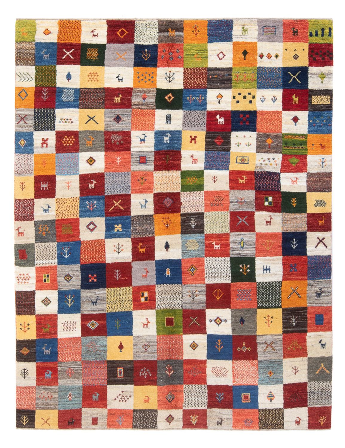 Gabbeh Rug - Perser - 201 x 157 cm - multicolored