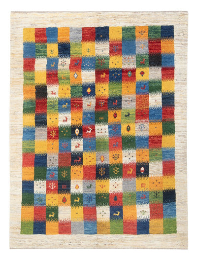 Persian Gabbeh Rug 153x204cm - Perserteppich Wollteppich