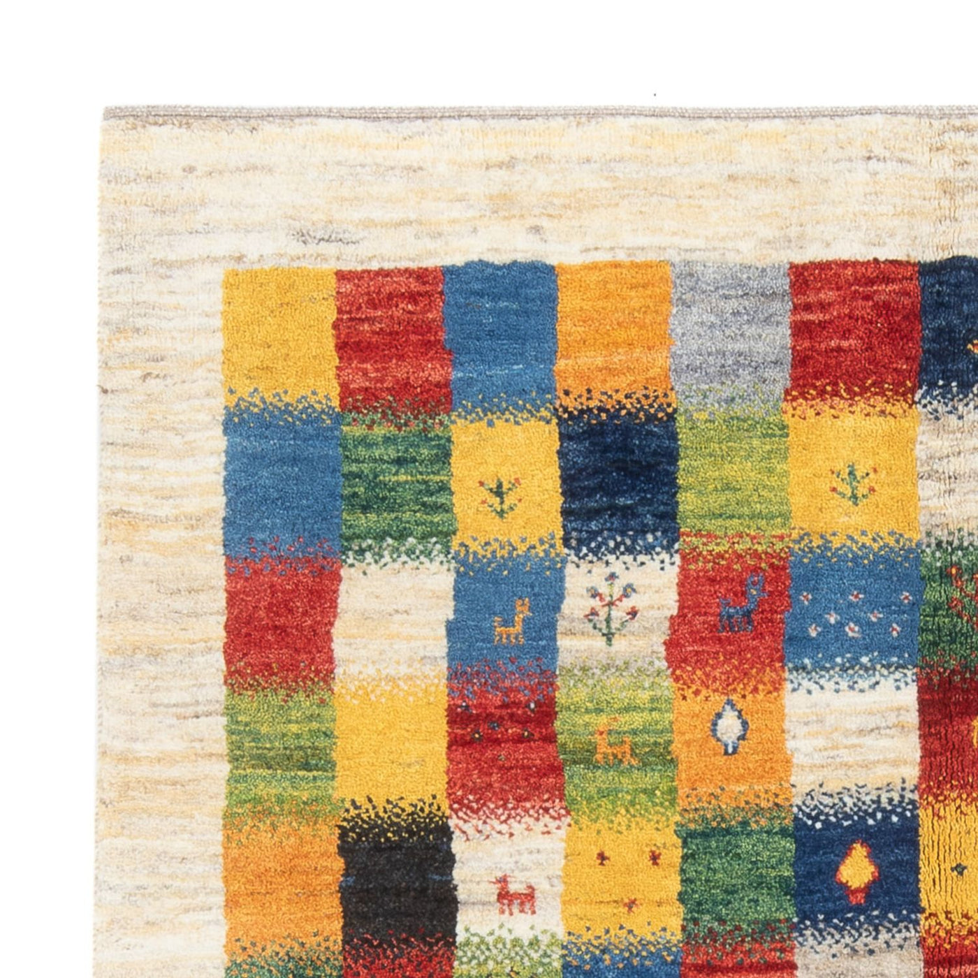 Persian Gabbeh Rug 204x153cm - Perserteppich Wollteppich