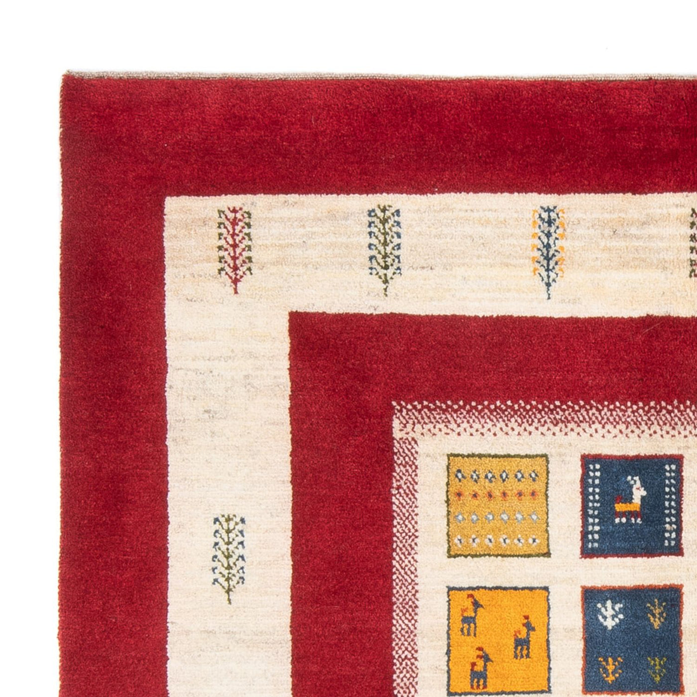 Gabbeh Persian Rug 204x157cm - Perserteppich Wollteppich