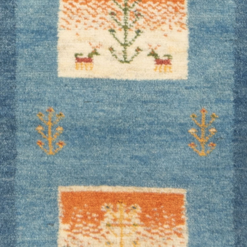 Runner Gabbeh Rug - Perser - 148 x 50 cm - multicolored