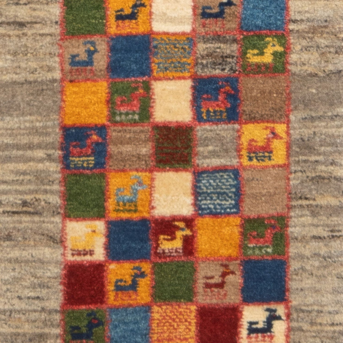 Runner Gabbeh Rug - Perser - 145 x 46 cm - multicolored