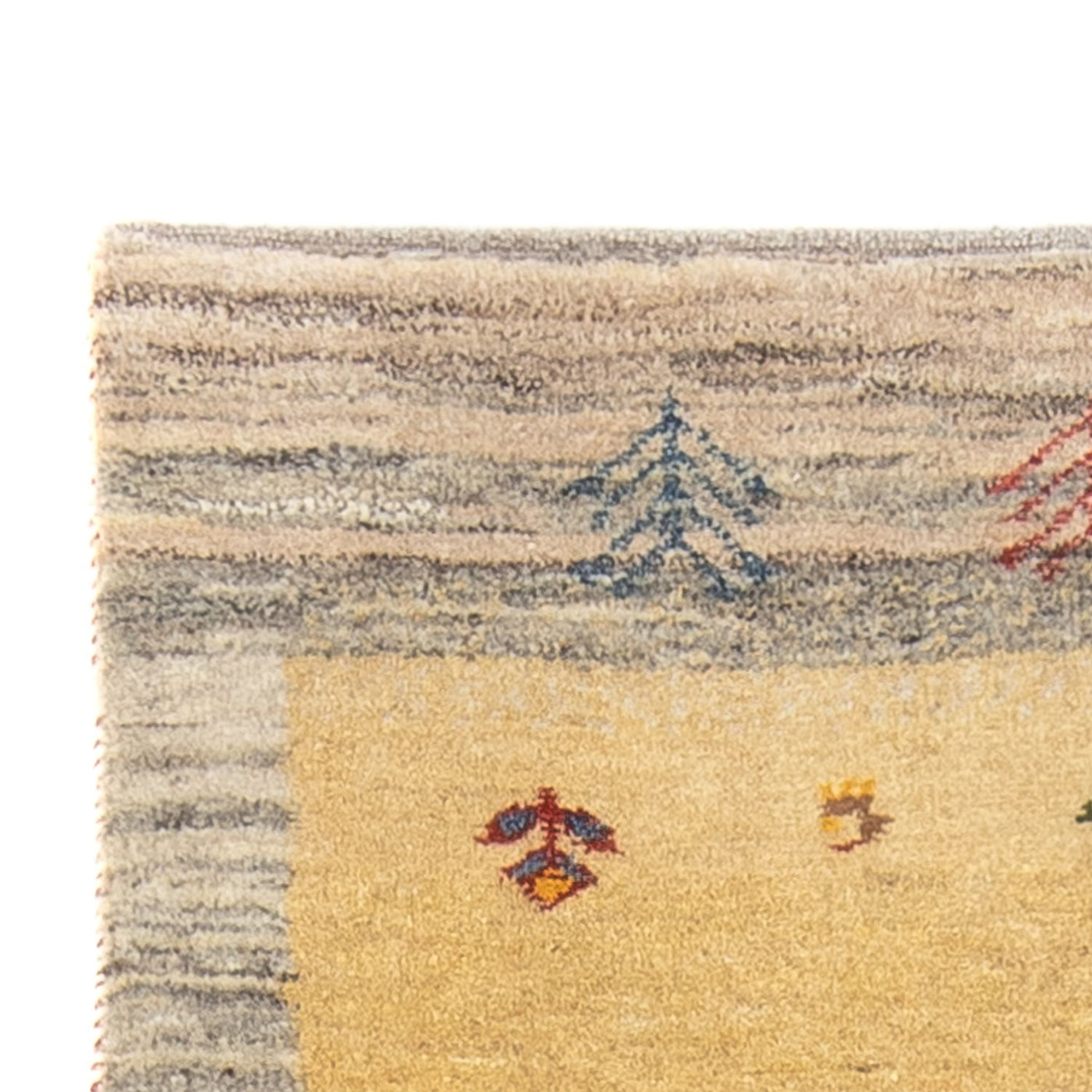 Persian Gabbeh Rug 190x77cm - Perserteppich Wollteppich