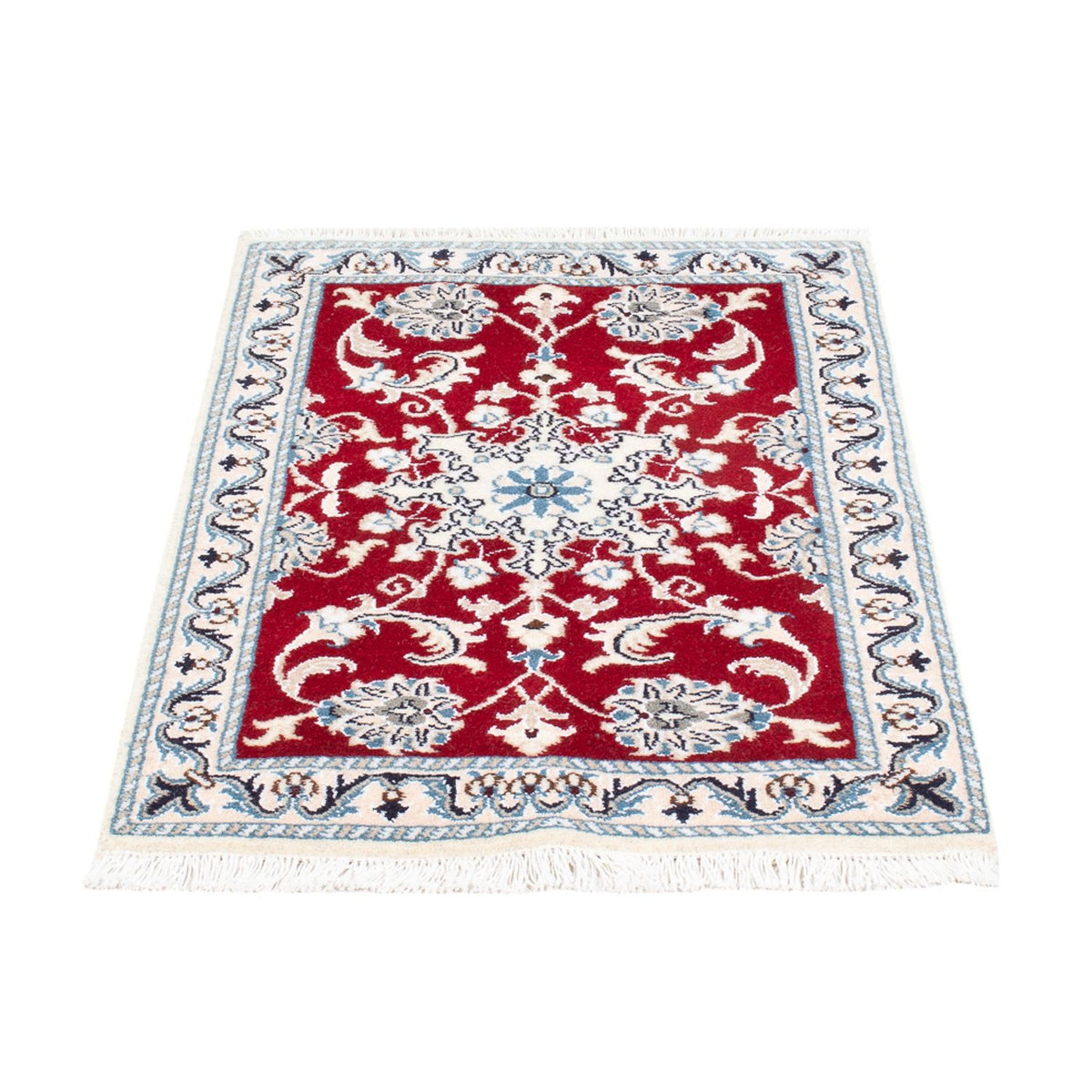 Perser Rug - Nain - 87 x 59 cm - red