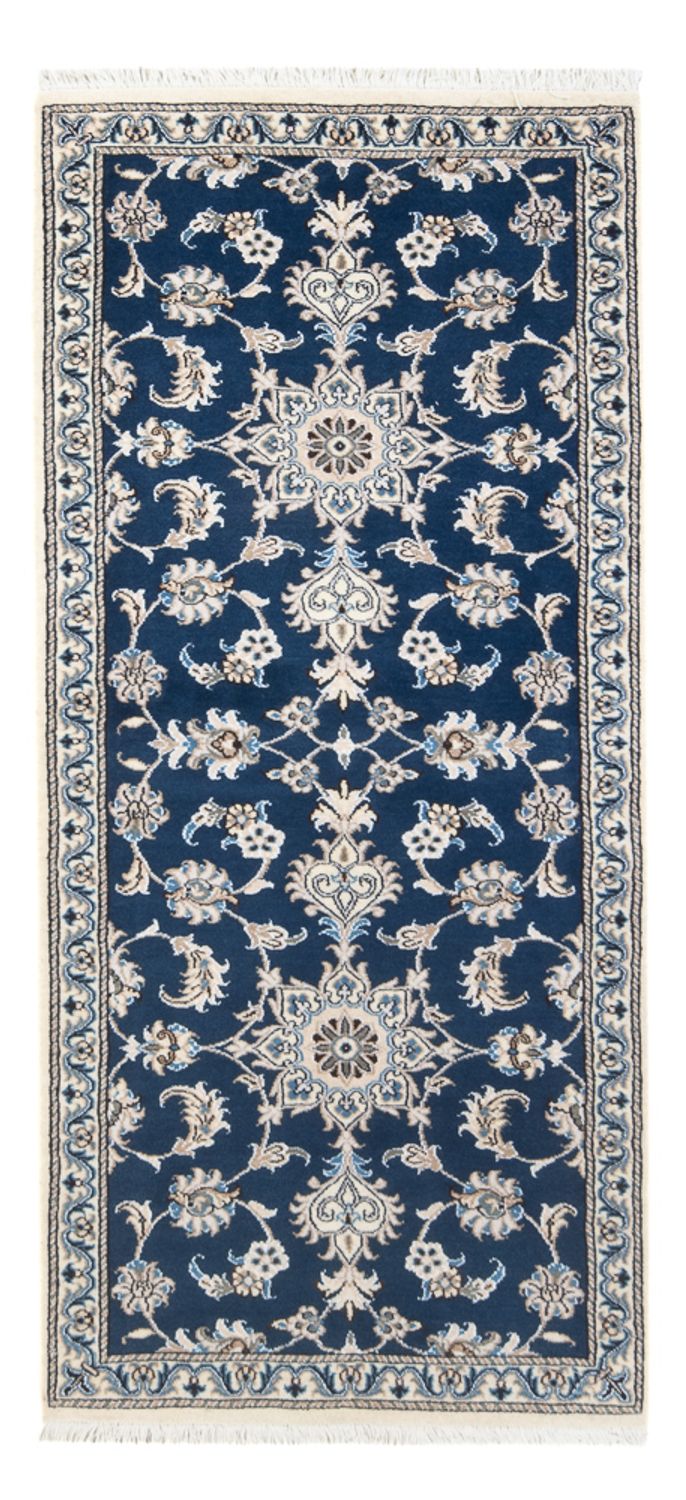 Runner Perser Rug - Nain - 200 x 79 cm - sea blue