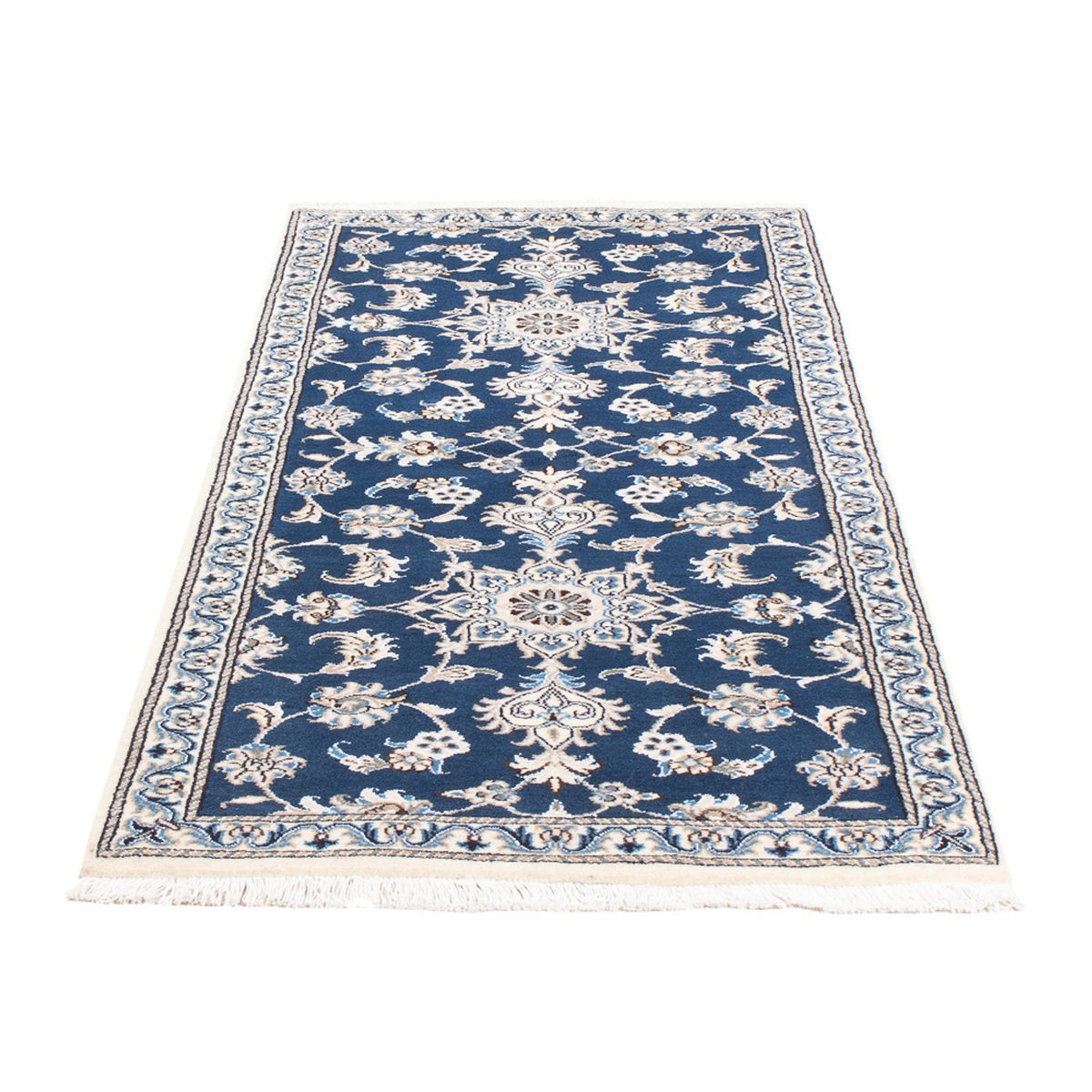 Runner Perser Rug - Nain - 200 x 79 cm - sea blue