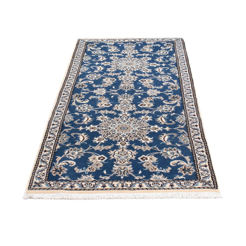 Runner Perser Rug - Nain - 198 x 79 cm - sea blue
