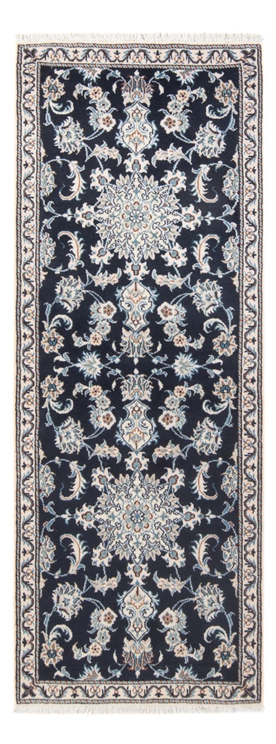 Runner Perser Rug - Nain - 210 x 79 cm - dark blue