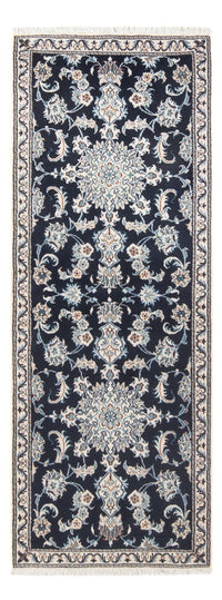 Runner Perser Rug - Nain - 210 x 79 cm - dark blue