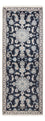 Runner Perser Rug - Nain - 210 x 79 cm - dark blue