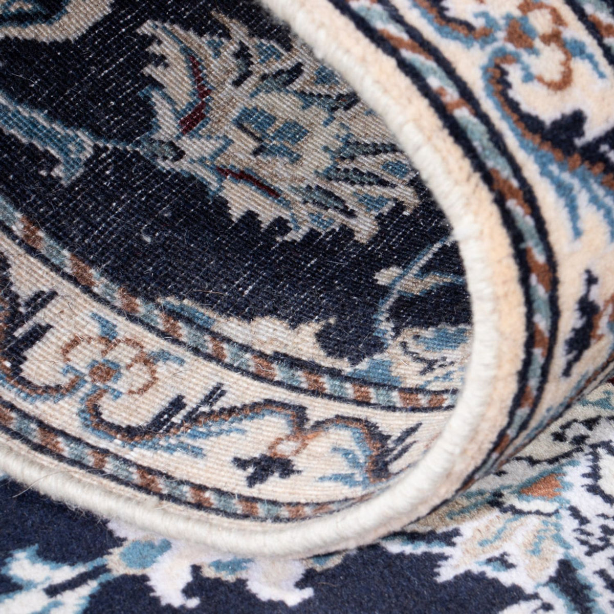 Runner Perser Rug - Nain - 210 x 79 cm - dark blue