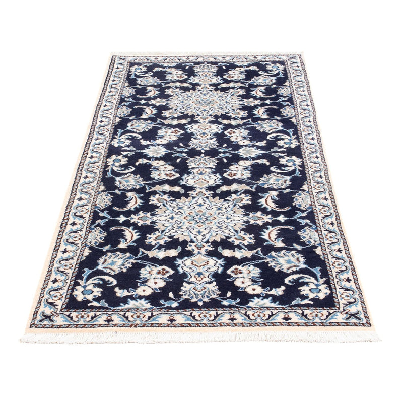 Runner Perser Rug - Nain - 197 x 77 cm - dark blue