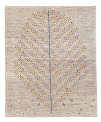 Gabbeh Rug - Perser - 200 x 151 cm - dark beige