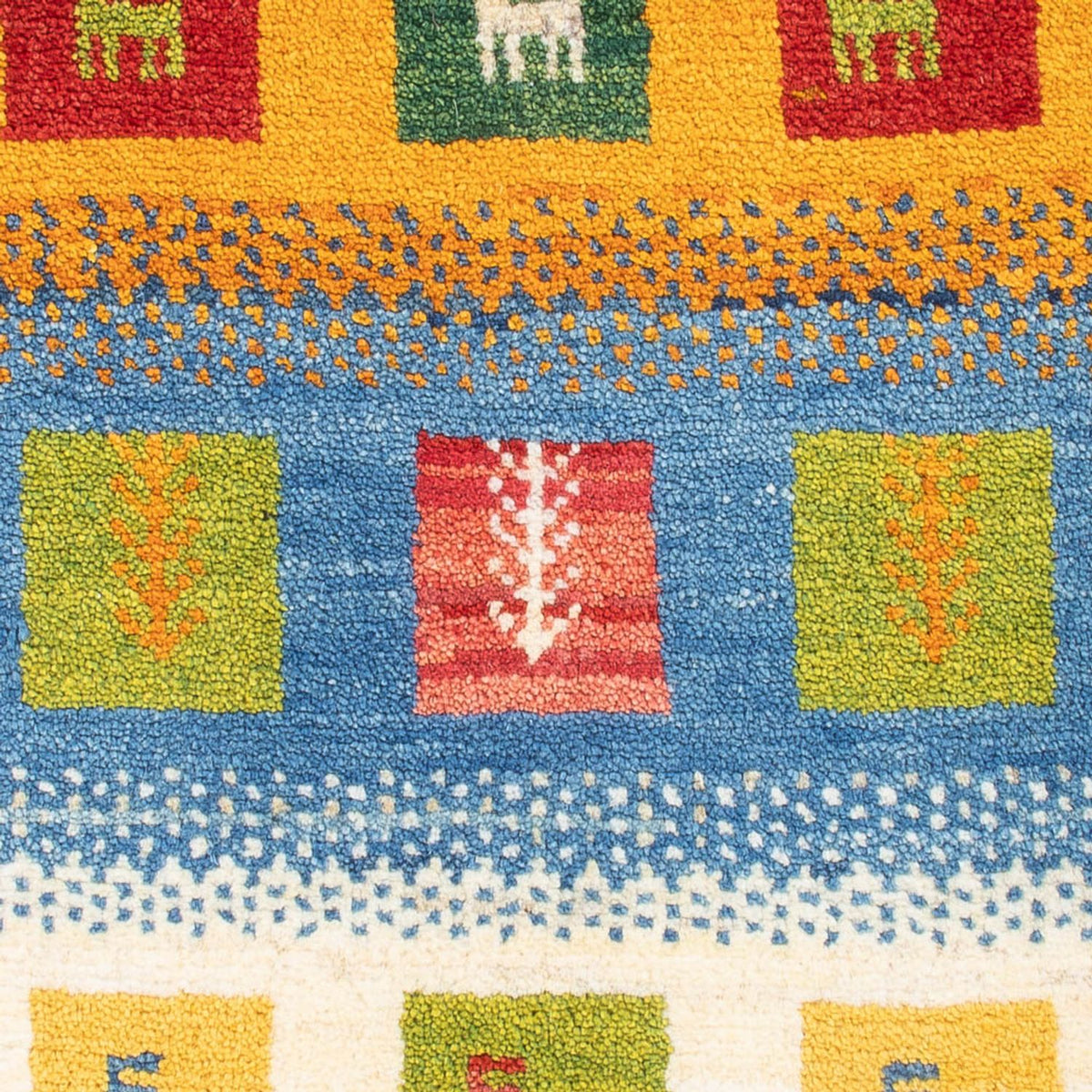 Gabbeh Rug - Perser - 87 x 61 cm - multicolored
