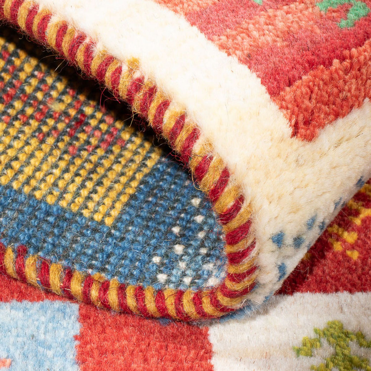 Gabbeh Rug - Perser - 87 x 61 cm - multicolored