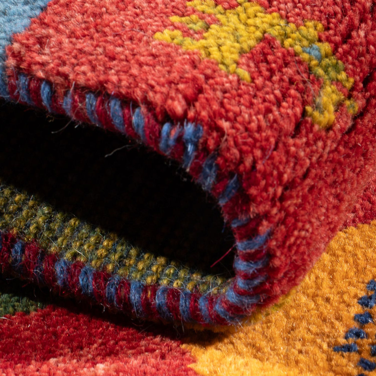 Gabbeh Rug - Perser - 90 x 63 cm - multicolored