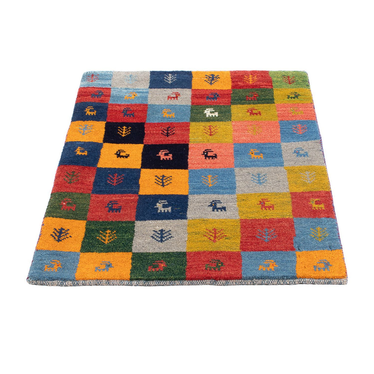 Gabbeh Rug - Perser - 90 x 63 cm - multicolored