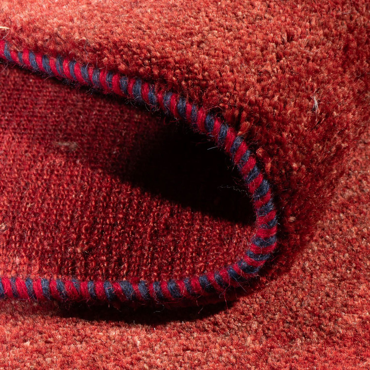 Runner Gabbeh Rug - Perser - 196 x 84 cm - dark red