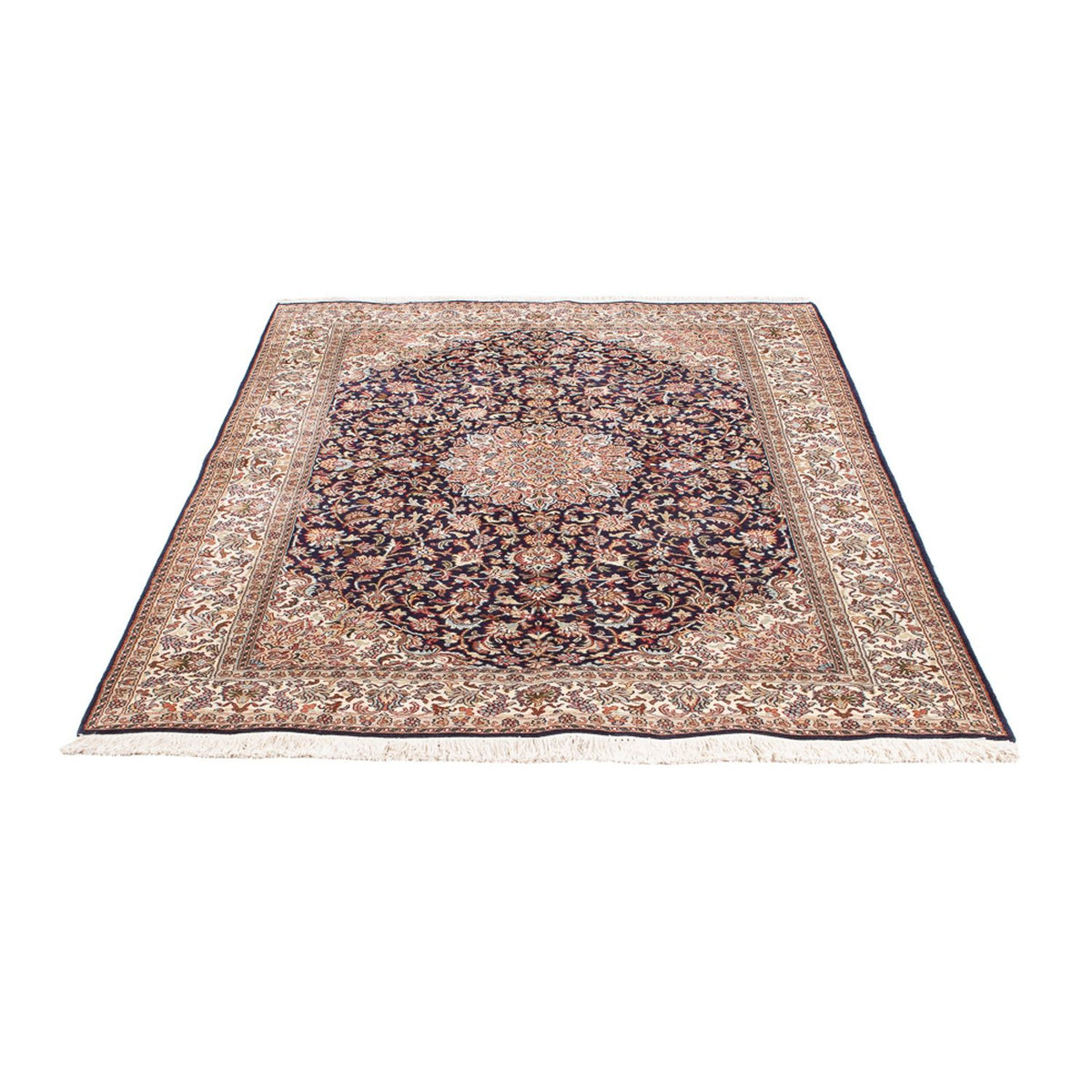 Silk Rug - Kashmir Silk - 187 x 123 cm - beige