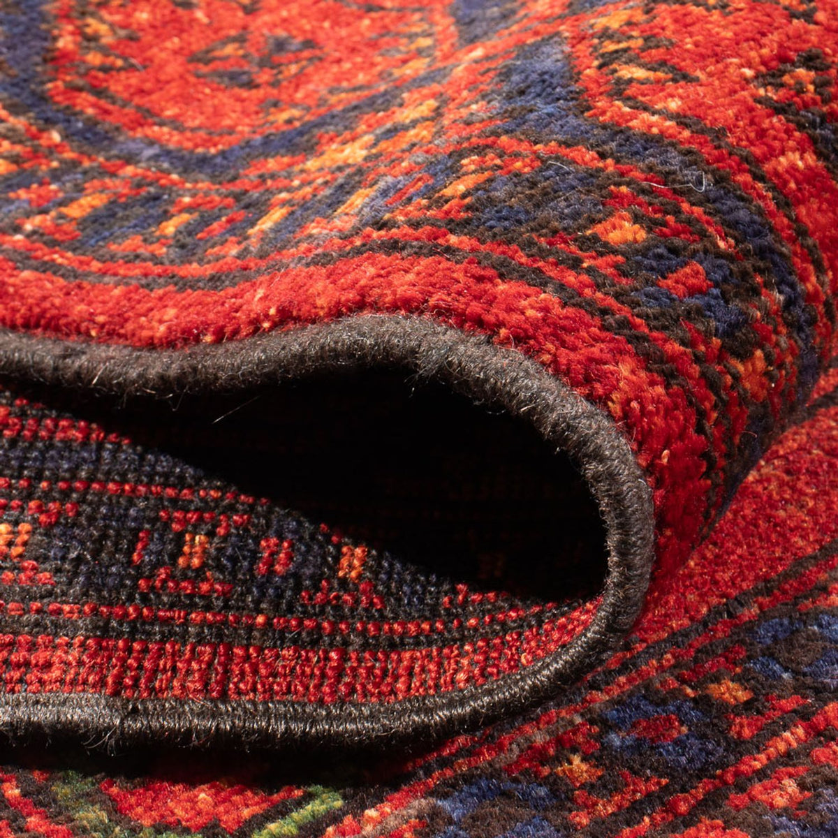 Afghan Rug - 136 x 82 cm - red