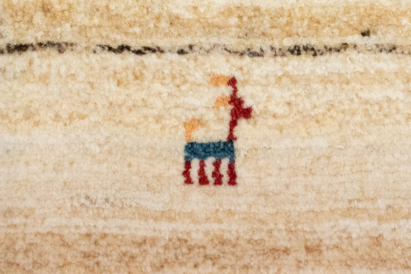 Persian Gabbeh Rug 60x40cm - Perserteppich Wollteppich