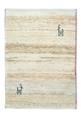 Gabbeh Rug - Perser - 60 x 40 cm - beige
